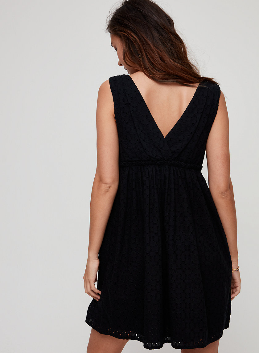 aritzia eyelet dress