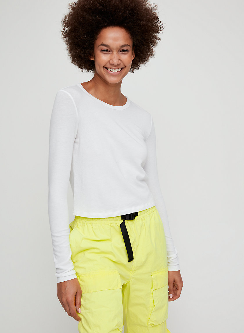 HARBOUR T-SHIRT - Cropped, long-sleeve t-shirt HARBOUR T-SHIRT - Cropped, long-sleeve t-shirt
