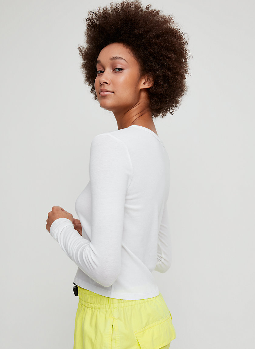 HARBOUR T-SHIRT - Cropped, long-sleeve t-shirt HARBOUR T-SHIRT - Cropped, long-sleeve t-shirt