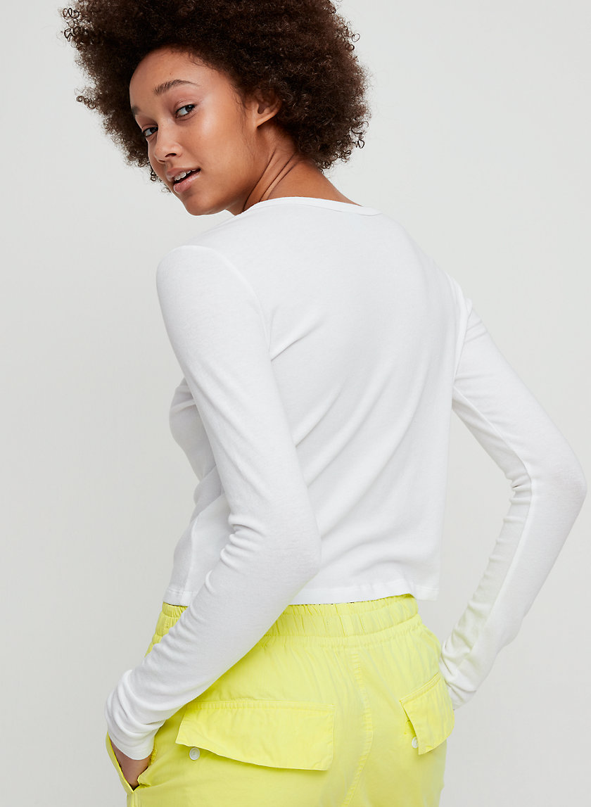 HARBOUR T-SHIRT - Cropped, long-sleeve t-shirt HARBOUR T-SHIRT - Cropped, long-sleeve t-shirt