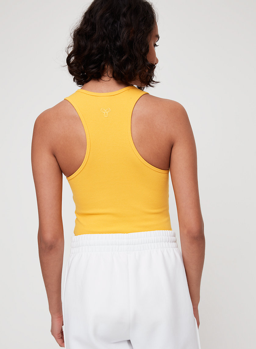 THROWBACK TANK - Ribbed, racerback tank top THROWBACK TANK - Ribbed, racerback tank top