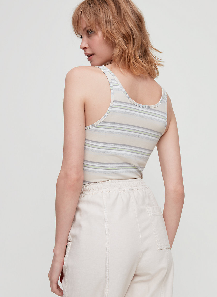'90S BERGMAN TANK - Striped, scoop-neck tank top '90S BERGMAN TANK - Striped, scoop-neck tank top