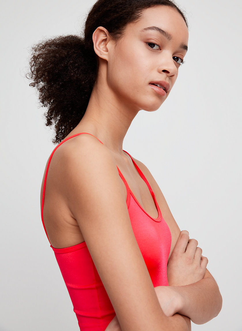 '90S KARELIS TANK - Cropped, nylon tank top '90S KARELIS TANK - Cropped, nylon tank top