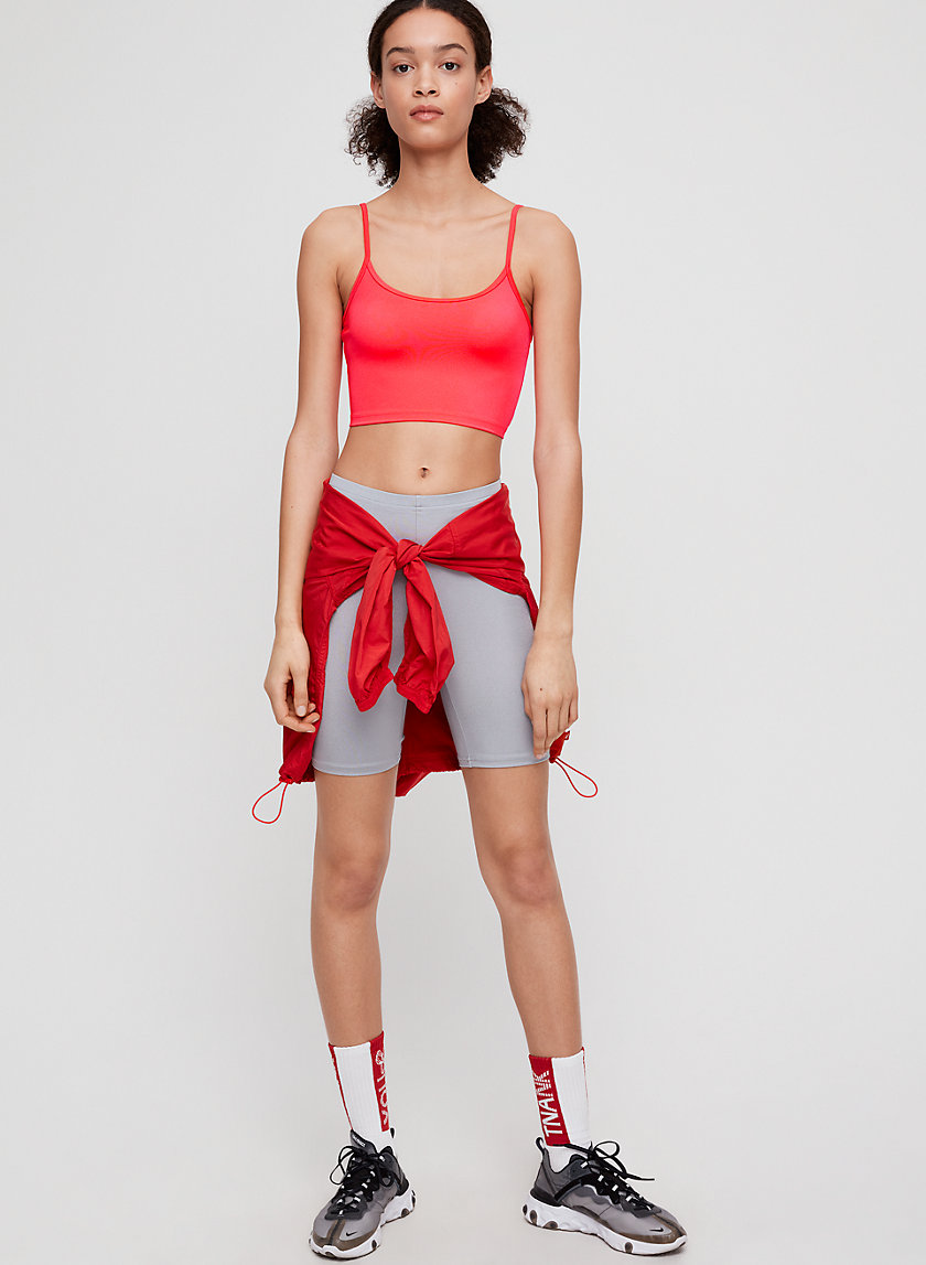'90S KARELIS TANK - Cropped, nylon tank top '90S KARELIS TANK - Cropped, nylon tank top