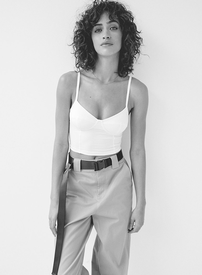 '90S CLAUDIA BUSTIER - Cropped bustier tank '90S CLAUDIA BUSTIER - Cropped bustier tank