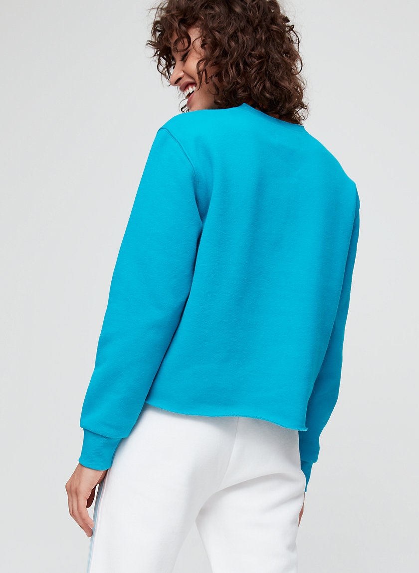 PETRA SWEATER - Fleece henley sweatshirt PETRA SWEATER - Fleece henley sweatshirt