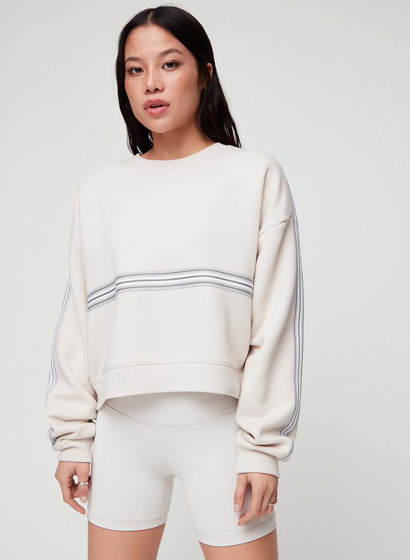 THE ICONIC CREW - Striped crewneck sweatshirt THE ICONIC CREW - Striped crewneck sweatshirt