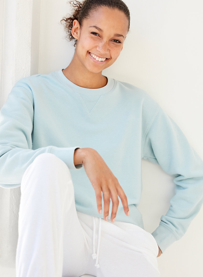 THE PERFECT CREW LIGHT - Terry crewneck sweatshirt THE PERFECT CREW LIGHT - Terry crewneck sweatshirt
