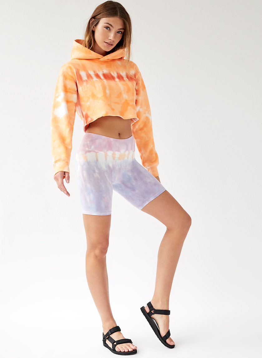 PERFECT HOODIE CROP LIGHT - Cropped tie-dye hoodie PERFECT HOODIE CROP LIGHT - Cropped tie-dye hoodie