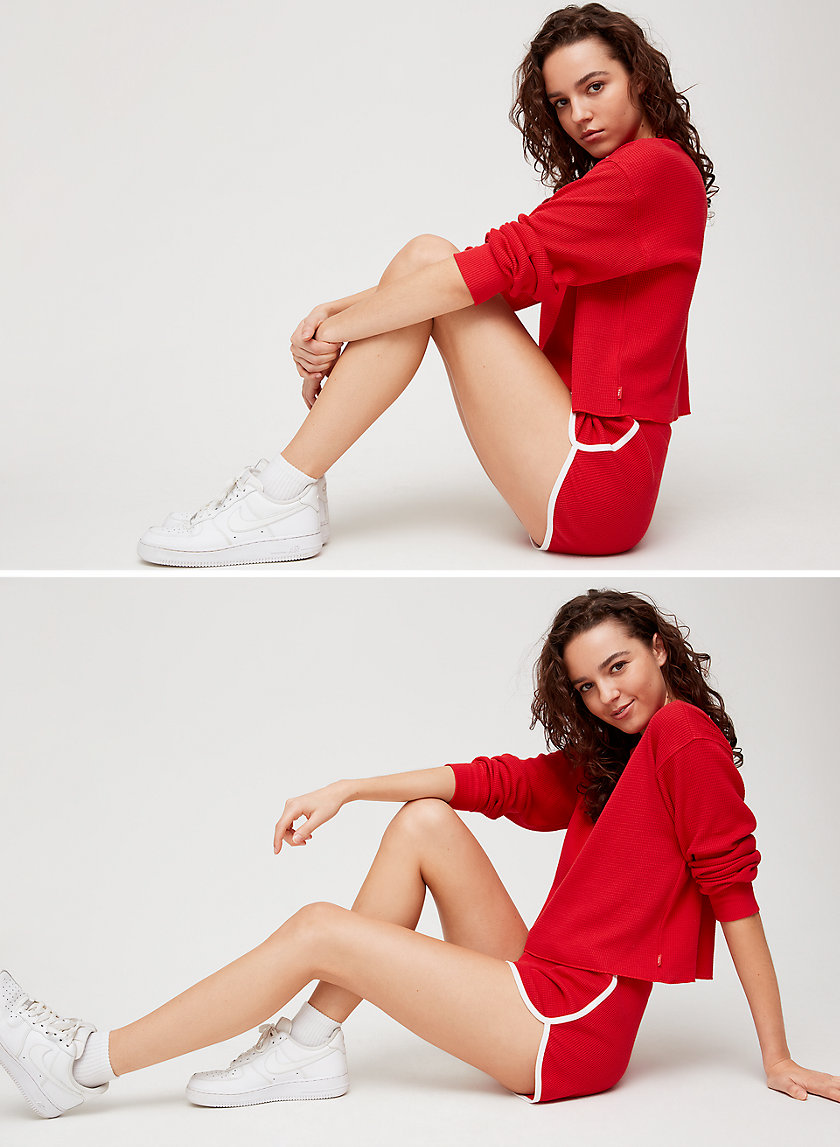 ALDER RUNNING SHORT - Waffle-knit shorts ALDER RUNNING SHORT - Waffle-knit shorts
