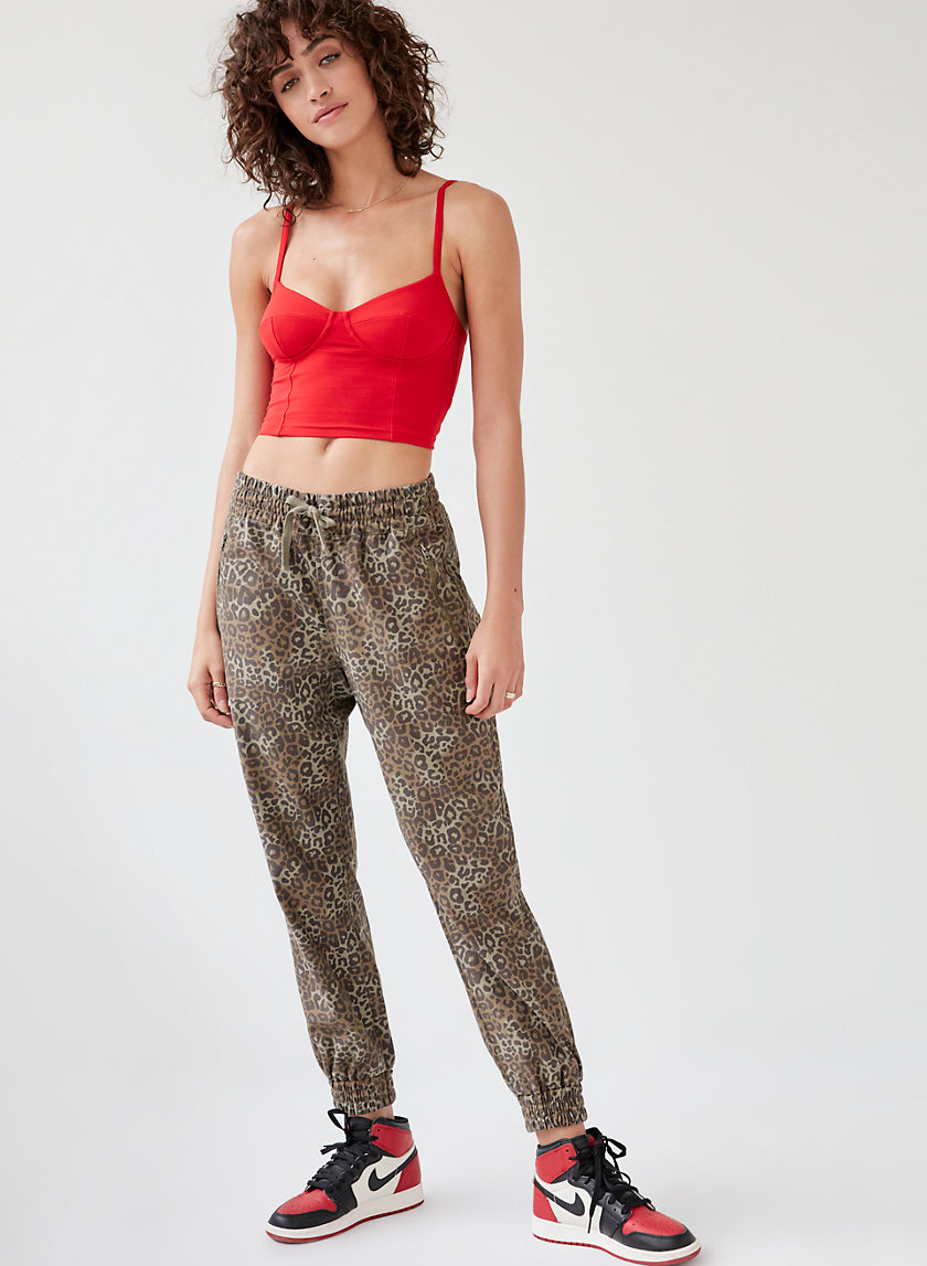 ALIX PANT - Leopard-print joggers ALIX PANT - Leopard-print joggers
