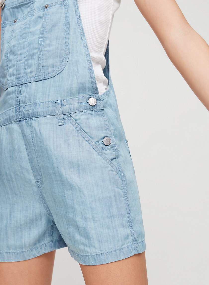 SENRYU ROMPER - Chambray short overalls SENRYU ROMPER - Chambray short overalls