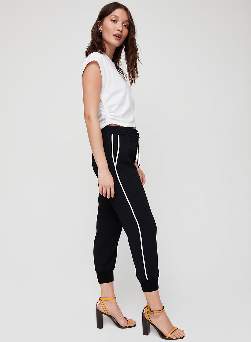 BUFFON PANT - Dressy jogger pant with side stripe BUFFON PANT - Dressy jogger pant with side stripe