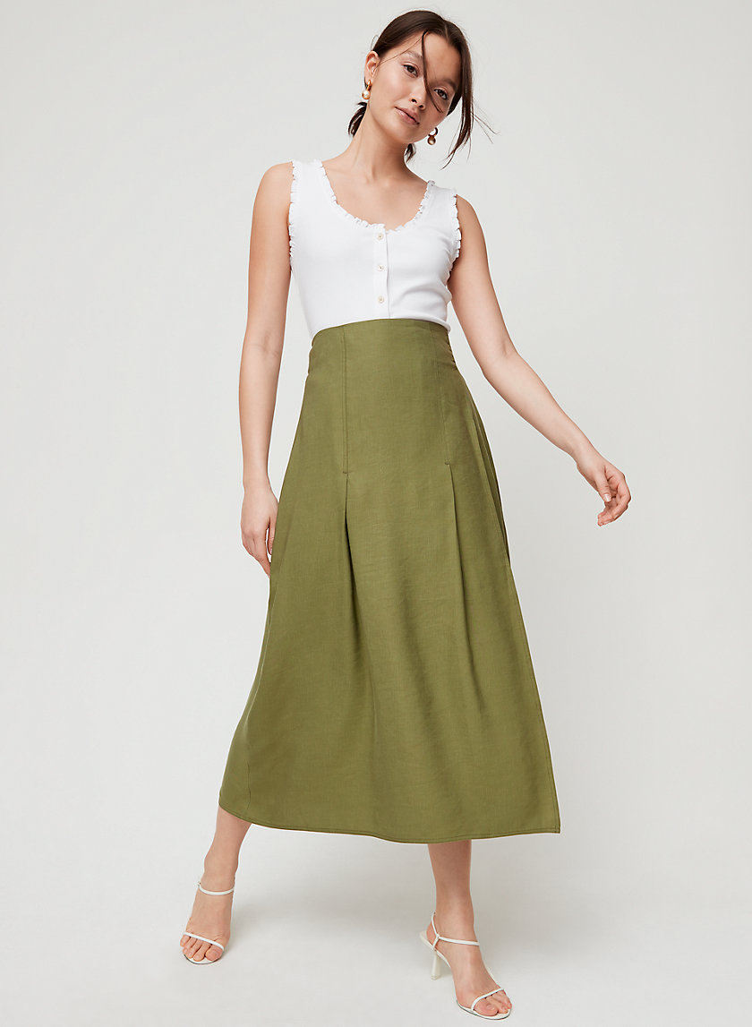 SLOANE TOP - Ruffled Scoop-Neck Tank Top SLOANE TOP - Ruffled Scoop-Neck Tank Top