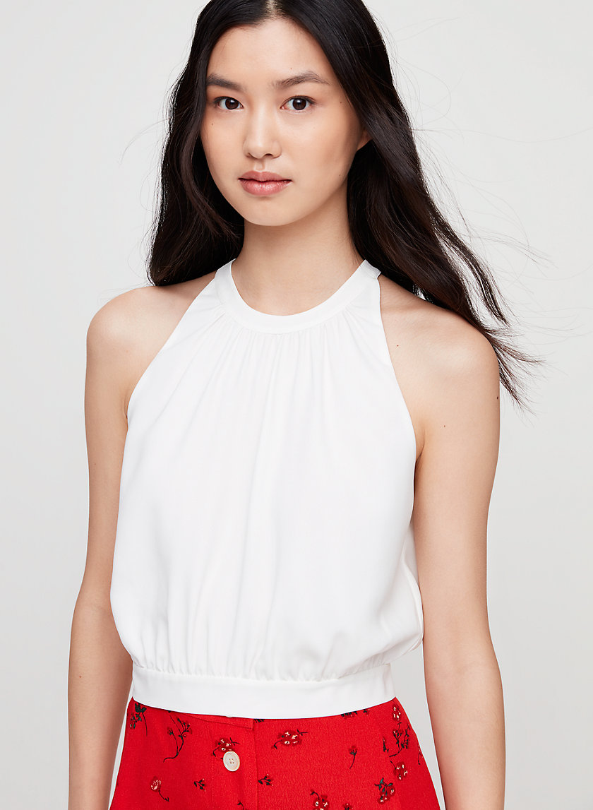 PATRICE BLOUSE - Cropped halter top PATRICE BLOUSE - Cropped halter top