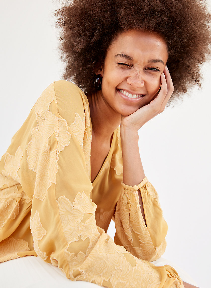 AUGUSTINE BLOUSE - Cropped, peplum blouse AUGUSTINE BLOUSE - Cropped, peplum blouse