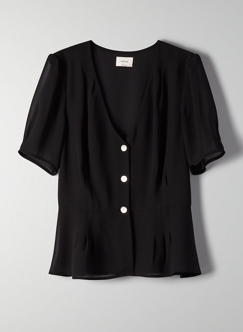 Wilfred BUTTON-FRONT BLOUSE | Aritzia CA