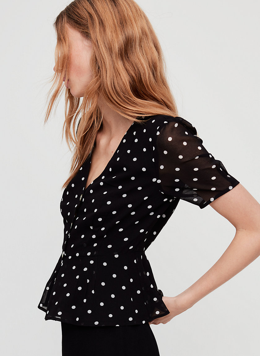 Wilfred BUTTON-FRONT BLOUSE | Aritzia CA