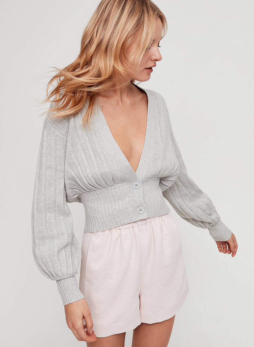 plunge cardigan aritzia