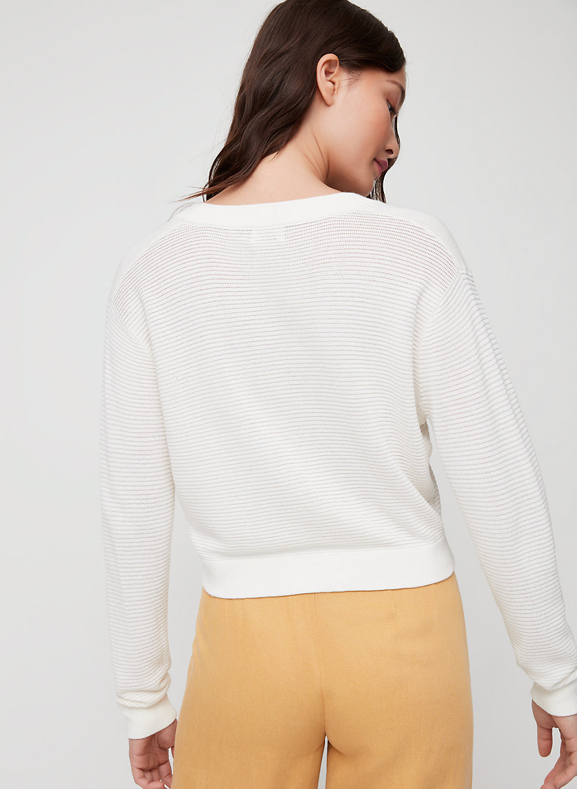 LIGHT CROPPED CARDIGAN - Cropped button-up cardigan LIGHT CROPPED CARDIGAN - Cropped button-up cardigan