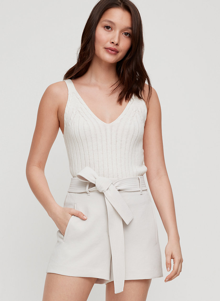 SUZETTE KNIT TOP - Merino-wool, knit tank top SUZETTE KNIT TOP - Merino-wool, knit tank top