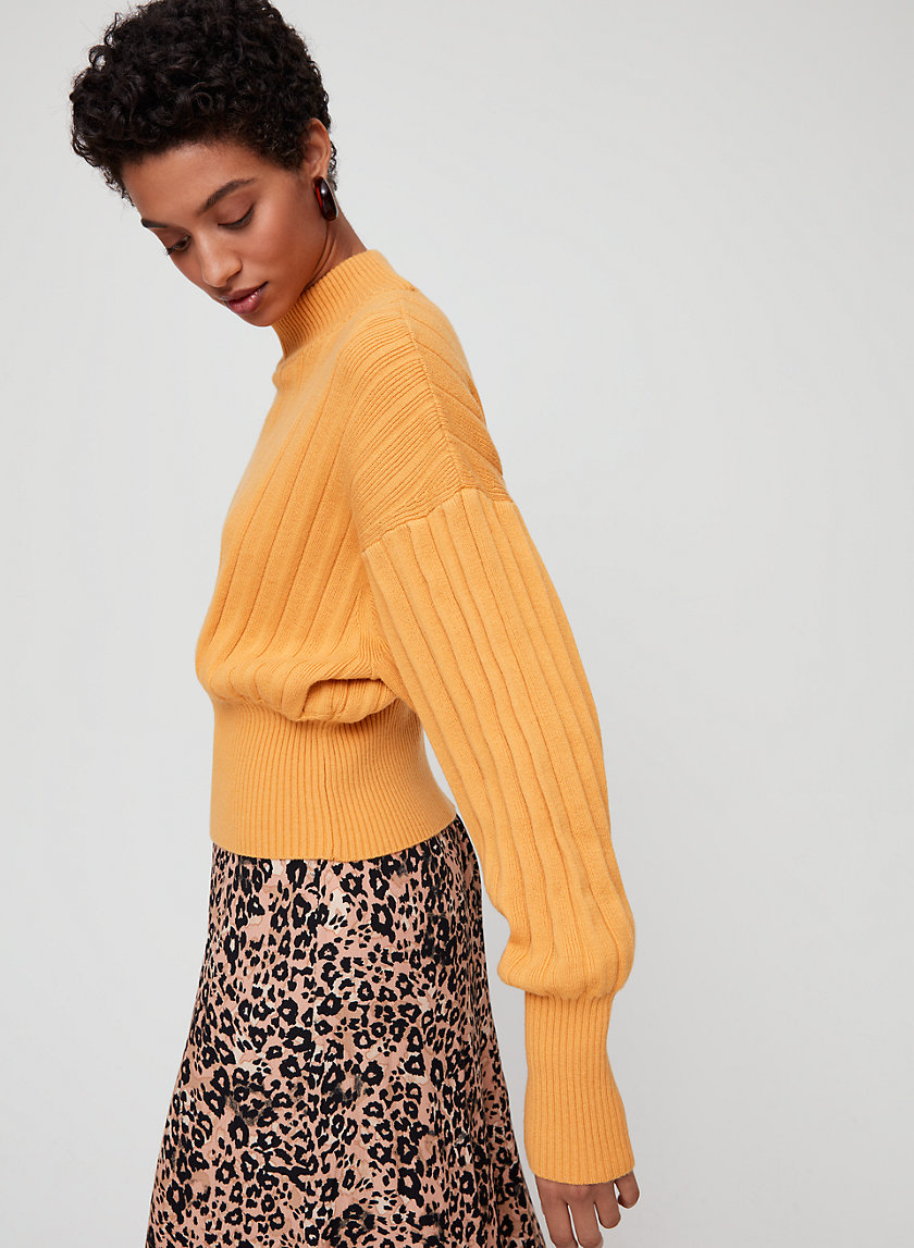 ICALMA SWEATER - Mock neck, merino wool sweater ICALMA SWEATER - Mock neck, merino wool sweater