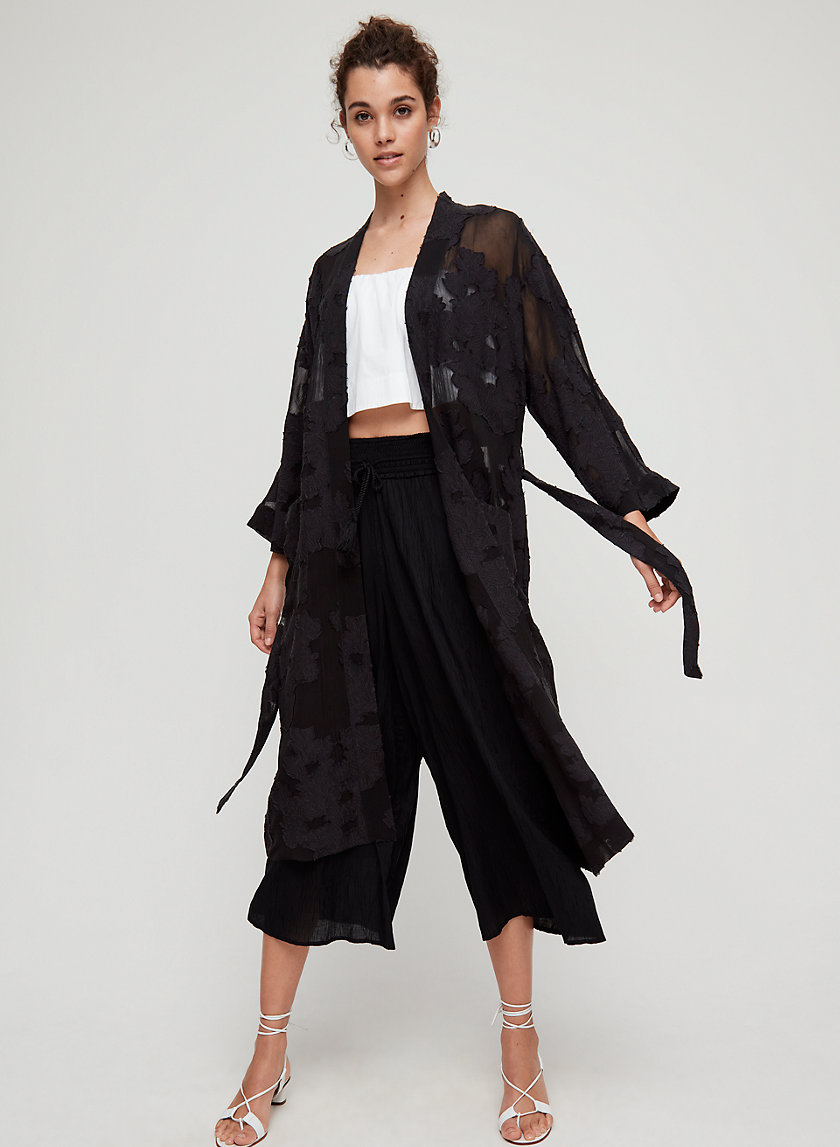 DURANTE JACKET - Long jacquard kimono DURANTE JACKET - Long jacquard kimono