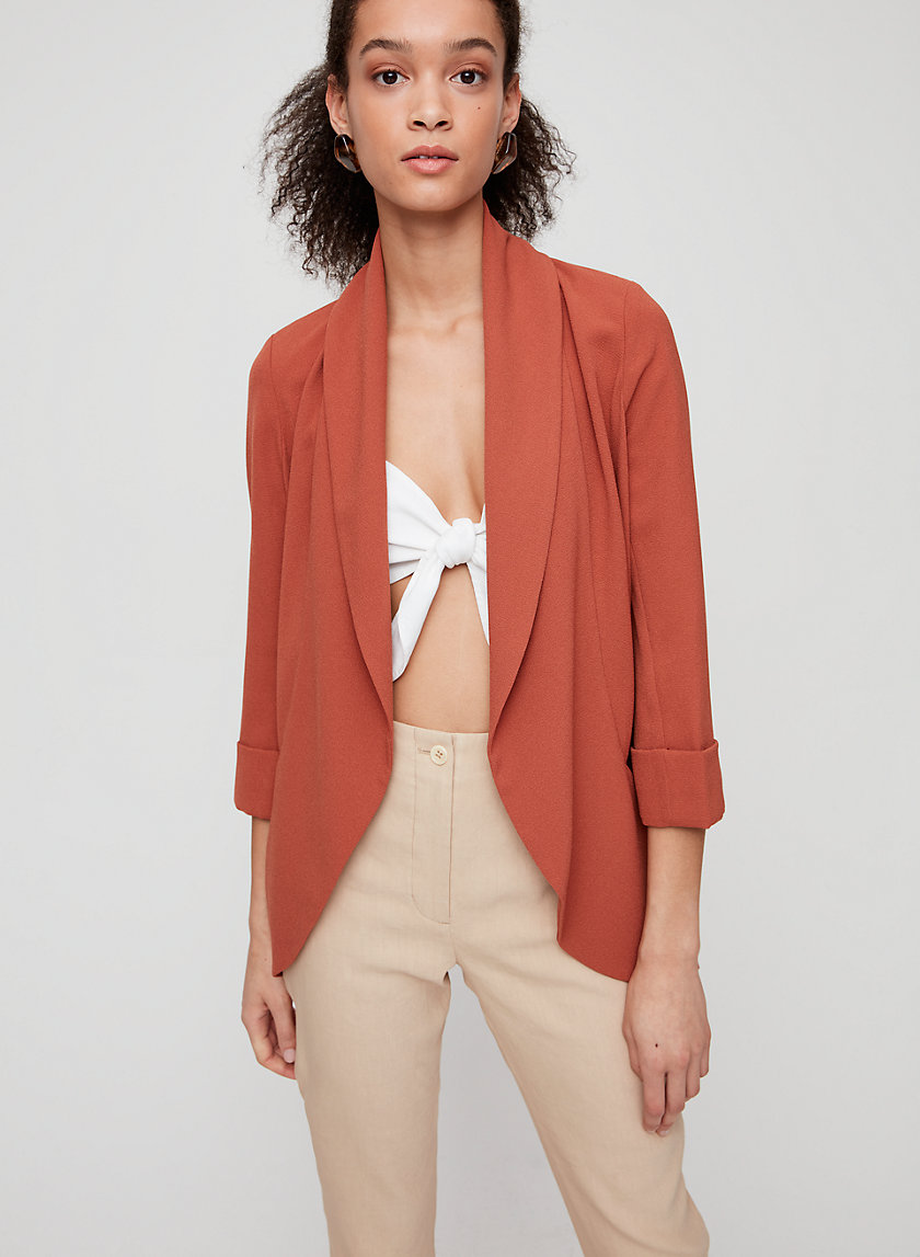 CHEVALIER JACKET - Lightweight, open-front blazer CHEVALIER JACKET - Lightweight, open-front blazer