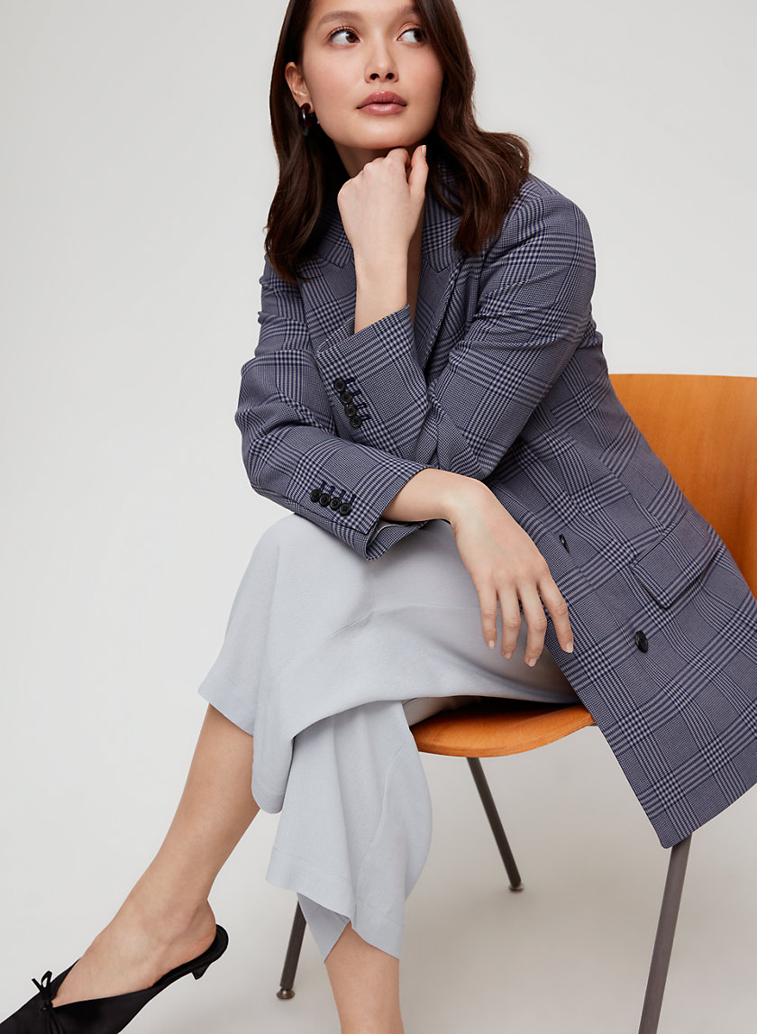 MARGAUX BLAZER - Plaid, double-breasted blazer MARGAUX BLAZER - Plaid, double-breasted blazer