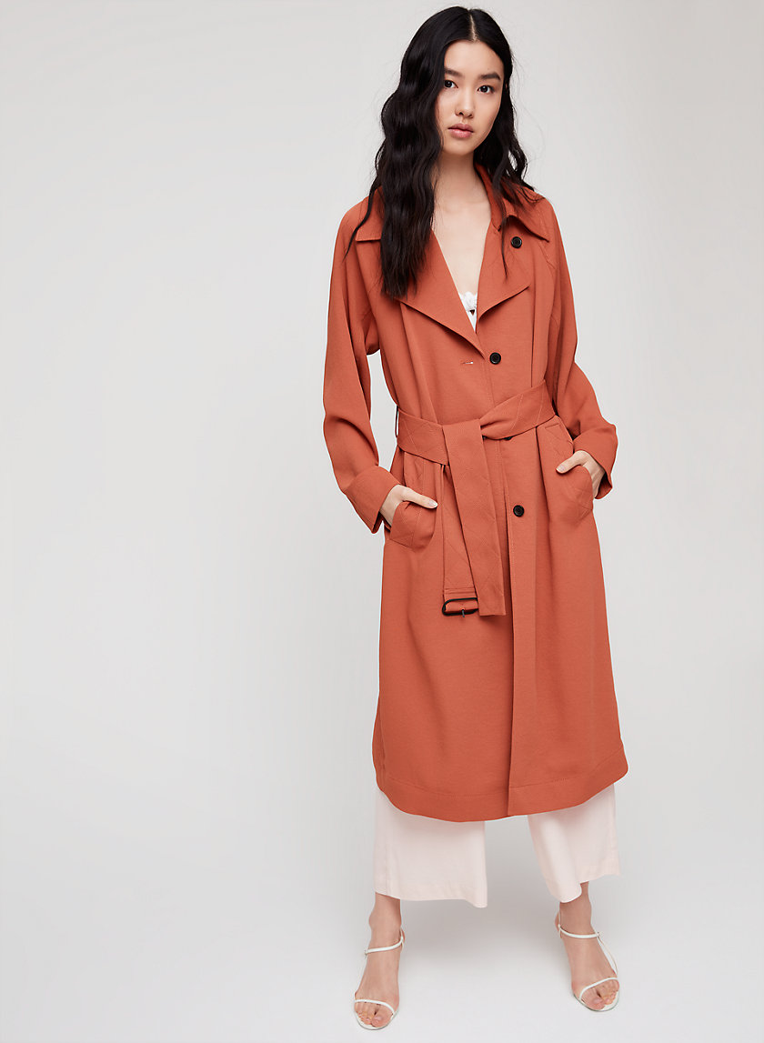 Wilfred PELAT TRENCH COAT | Aritzia CA