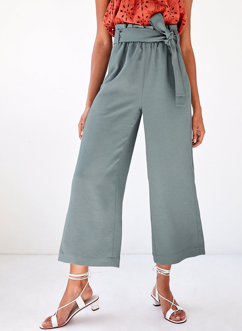 GÉLAS PANT - Cropped, wide-leg, high-waisted trousers GÉLAS PANT - Cropped, wide-leg, high-waisted trousers