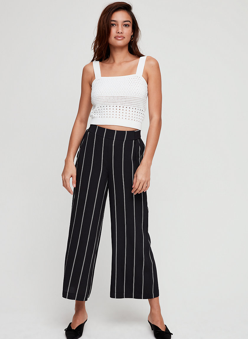 FAUN PANT - Pinstripe, wide-leg pant FAUN PANT - Pinstripe, wide-leg pant