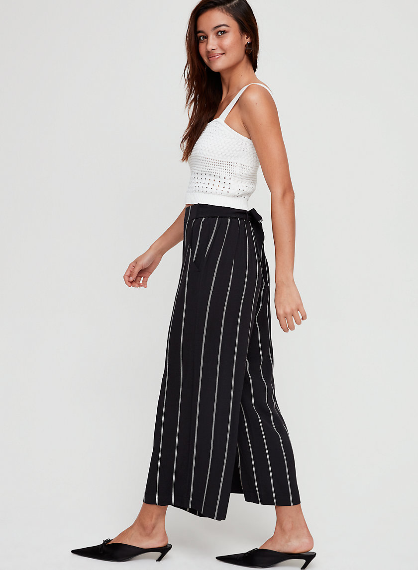 FAUN PANT - Pinstripe, wide-leg pant FAUN PANT - Pinstripe, wide-leg pant