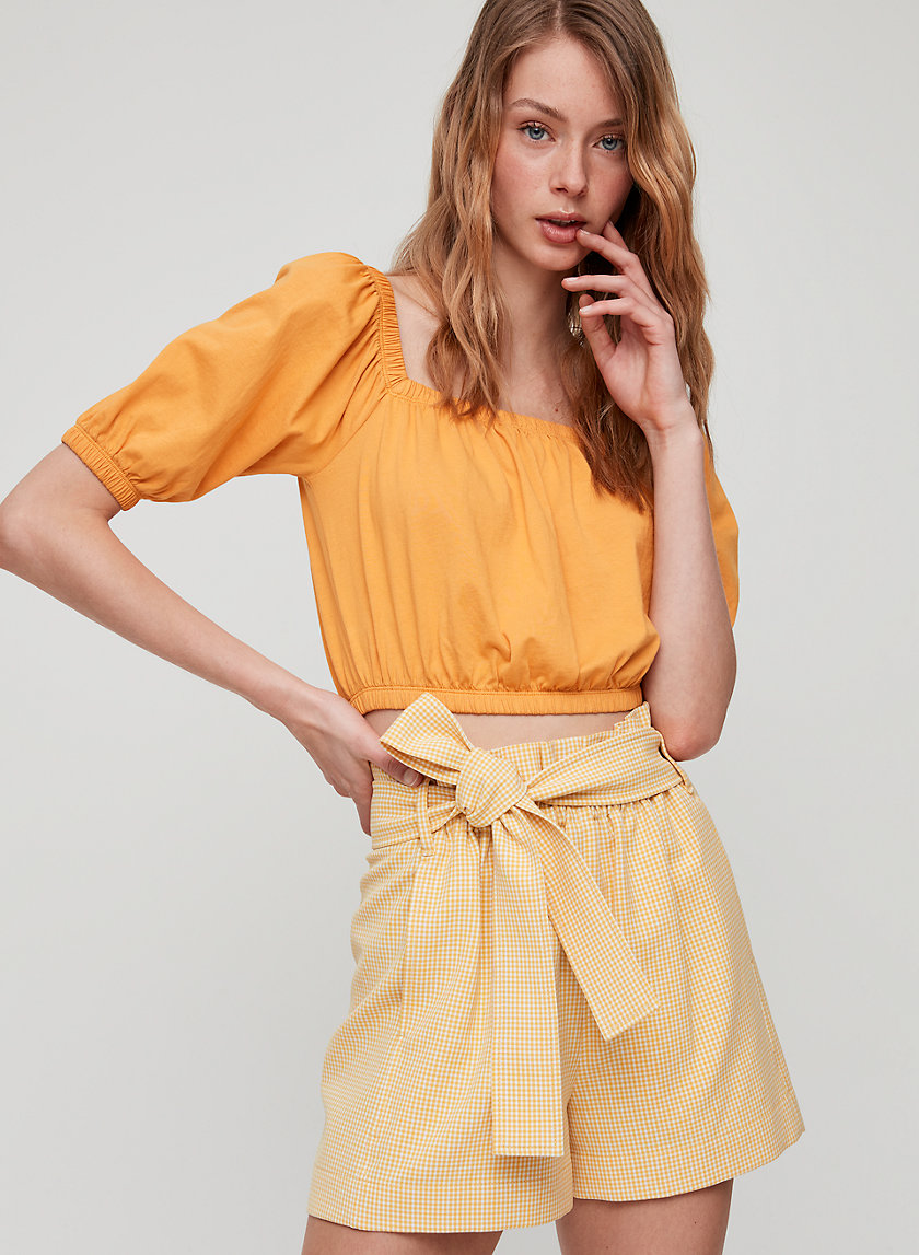 GÉLAS SHORT - High-waisted paperbag shorts GÉLAS SHORT - High-waisted paperbag shorts