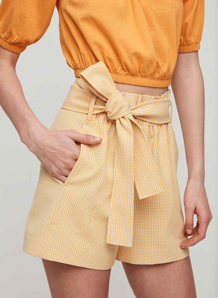 GÉLAS SHORT - High-waisted paperbag shorts GÉLAS SHORT - High-waisted paperbag shorts