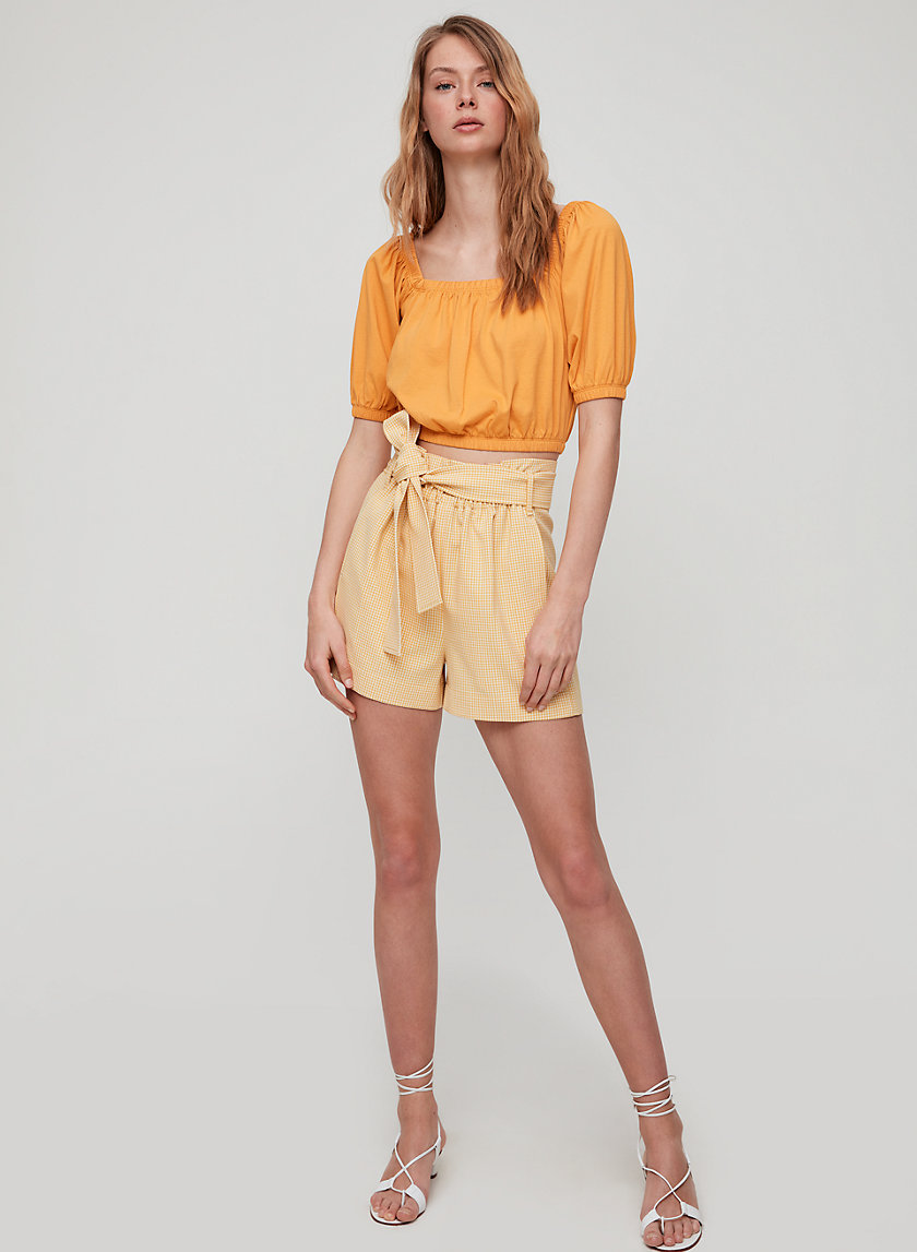 GÉLAS SHORT - High-waisted paperbag shorts GÉLAS SHORT - High-waisted paperbag shorts