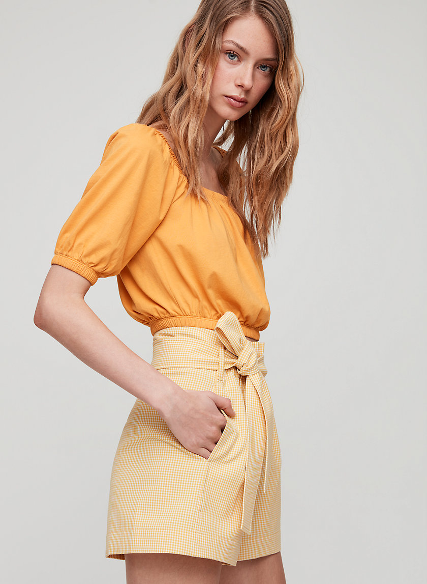 GÉLAS SHORT - High-waisted paperbag shorts GÉLAS SHORT - High-waisted paperbag shorts
