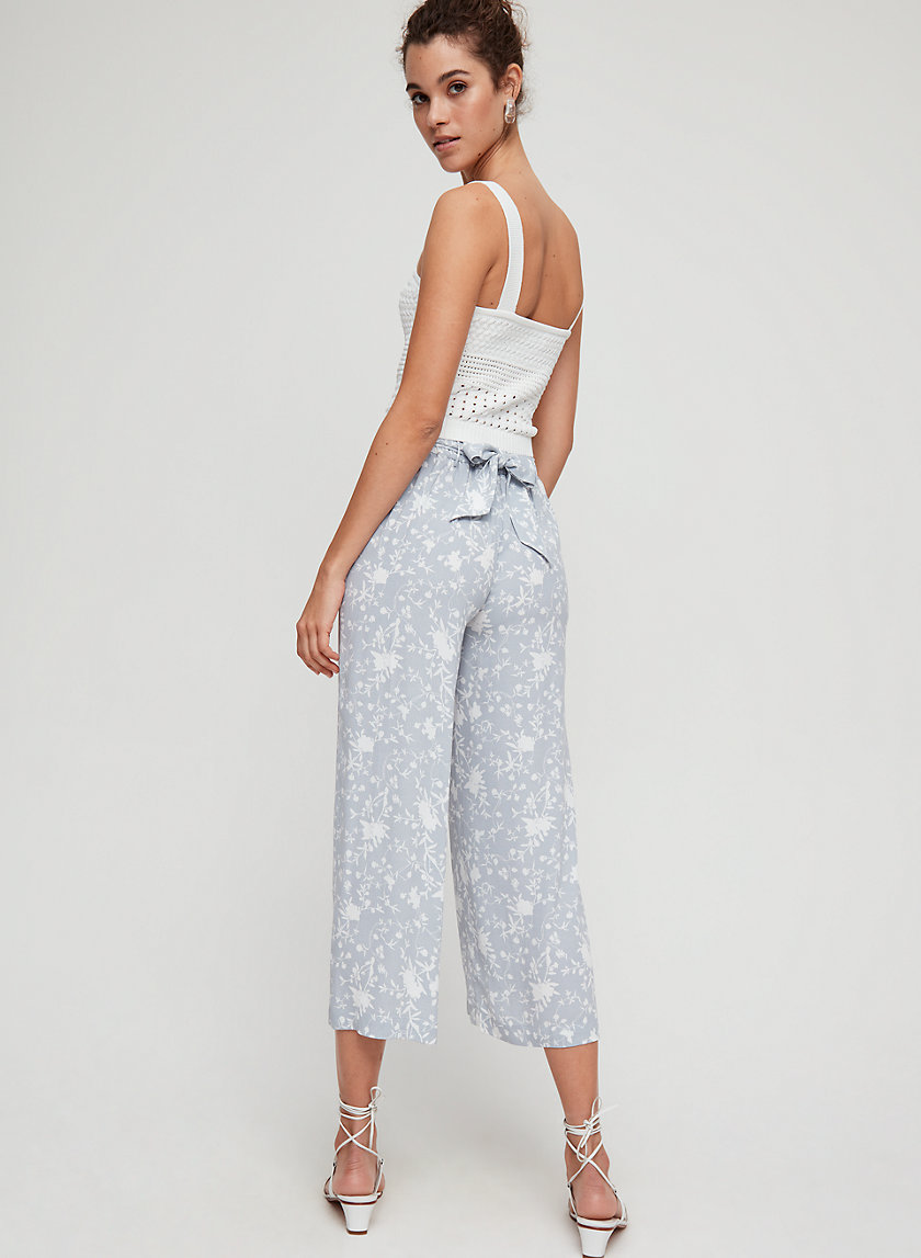 FAUN PANT - Floral, wide-leg pant FAUN PANT - Floral, wide-leg pant