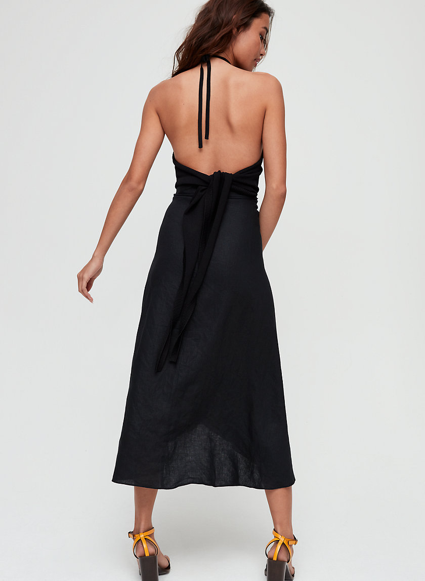 ELETA SKIRT - Linen-blend, wrap midi skirt ELETA SKIRT - Linen-blend, wrap midi skirt
