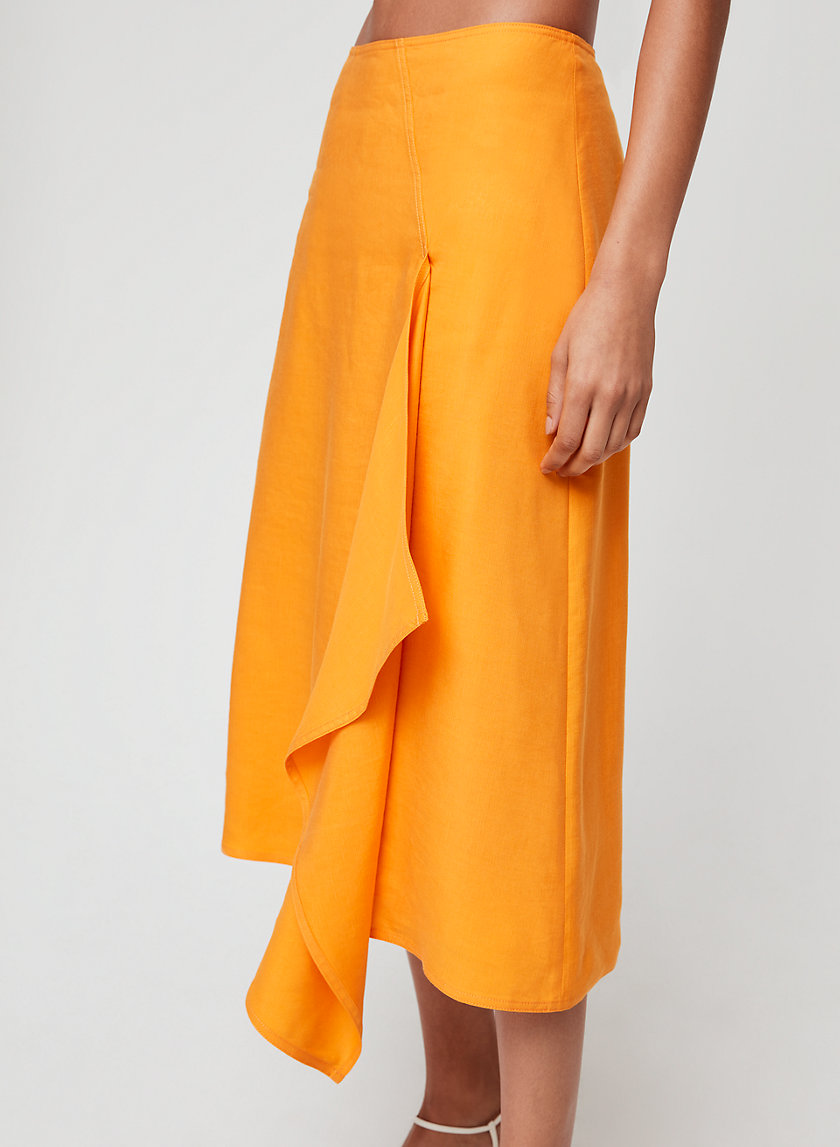 AUTIER SKIRT - Asymmetrical midi skirt AUTIER SKIRT - Asymmetrical midi skirt