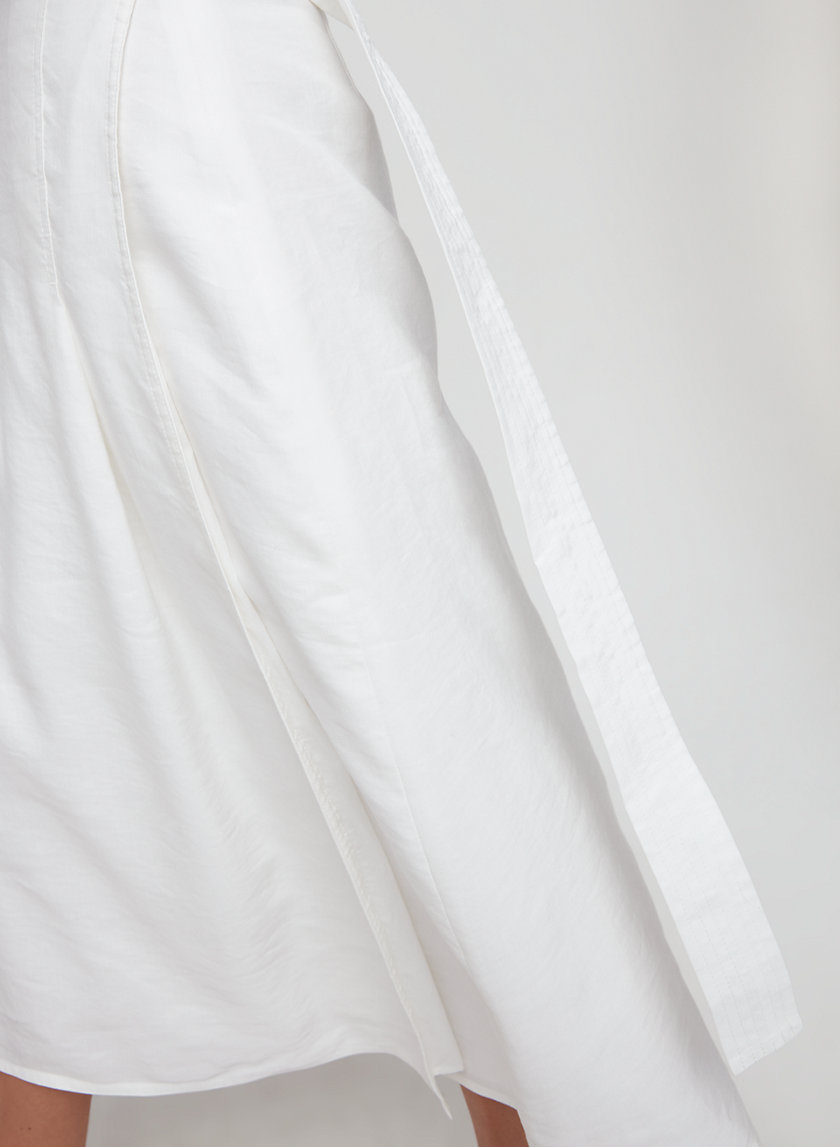 SILANA SKIRT - Wrap, linen-blend midi skirt SILANA SKIRT - Wrap, linen-blend midi skirt