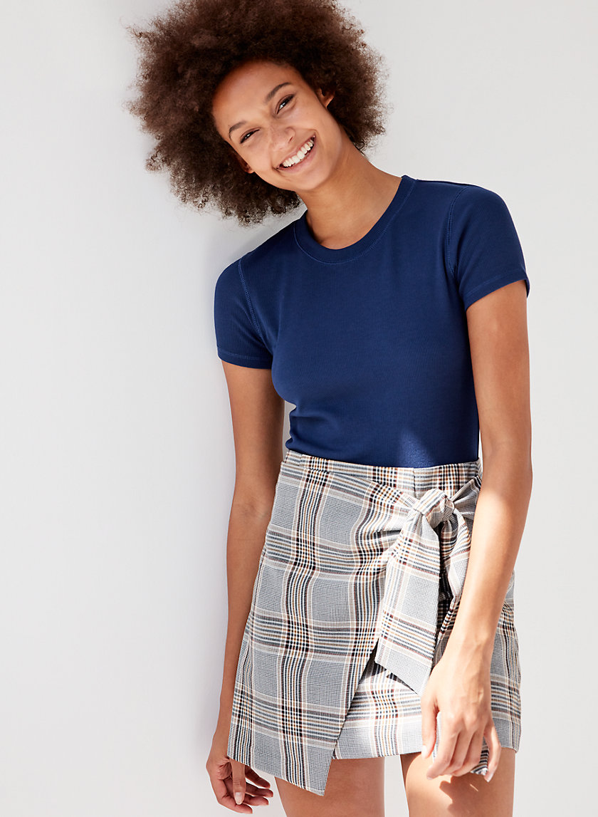 DORINE SKIRT - Faux-wrap mini skirt DORINE SKIRT - Faux-wrap mini skirt