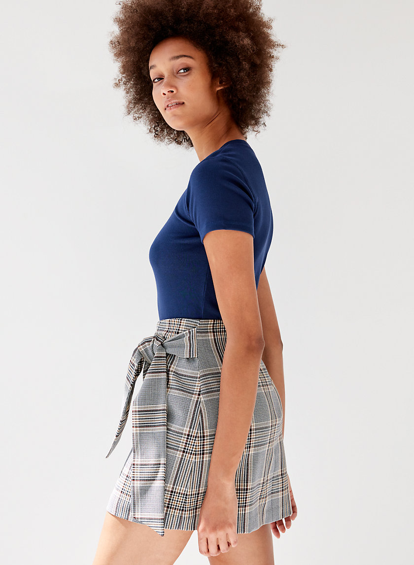 DORINE SKIRT - Faux-wrap mini skirt DORINE SKIRT - Faux-wrap mini skirt