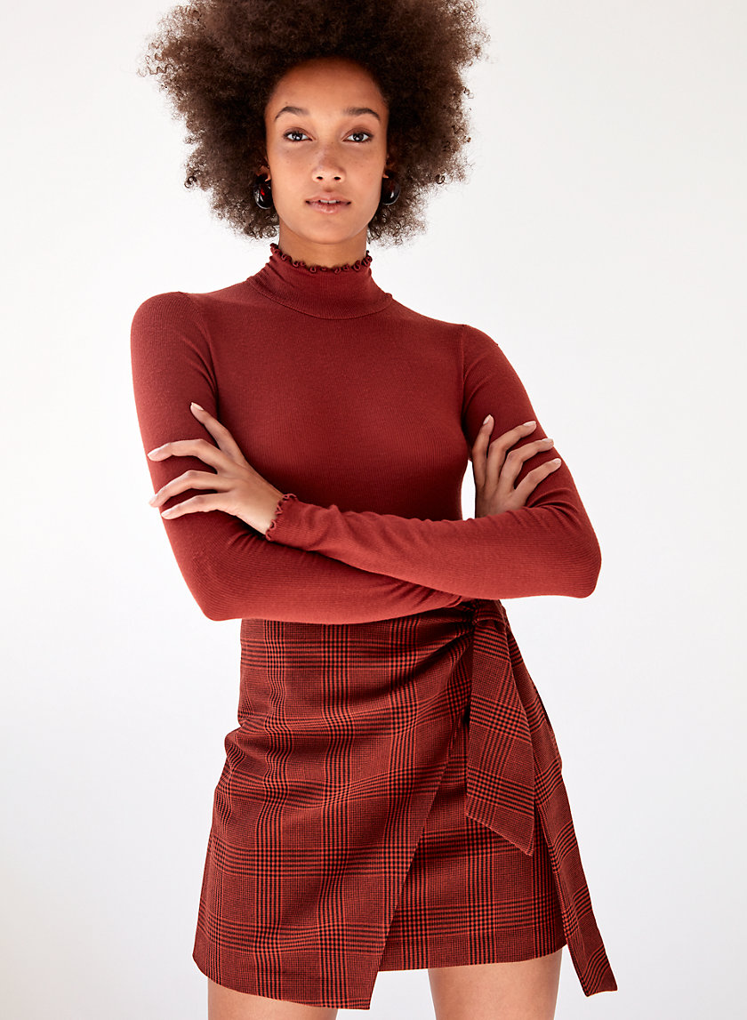 DORINE SKIRT - Faux-wrap mini skirt DORINE SKIRT - Faux-wrap mini skirt