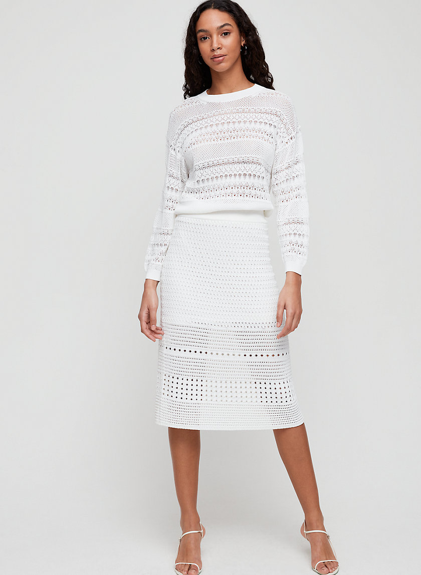 HEIRLOOM SKIRT - High-Waisted Knit Skirt HEIRLOOM SKIRT - High-Waisted Knit Skirt