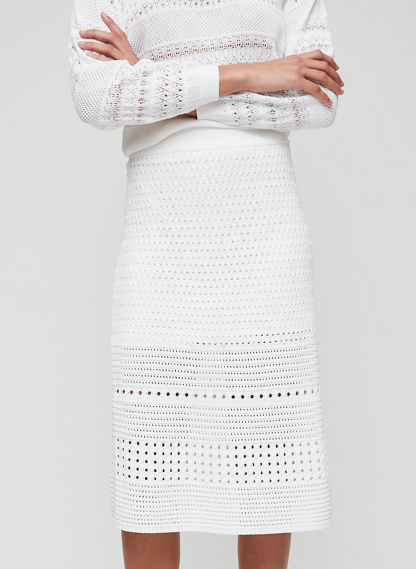 HEIRLOOM SKIRT - High-Waisted Knit Skirt HEIRLOOM SKIRT - High-Waisted Knit Skirt