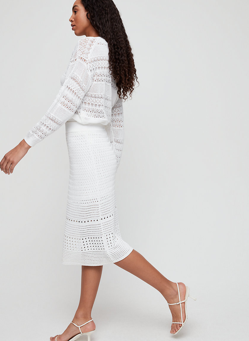 HEIRLOOM SKIRT - High-Waisted Knit Skirt HEIRLOOM SKIRT - High-Waisted Knit Skirt