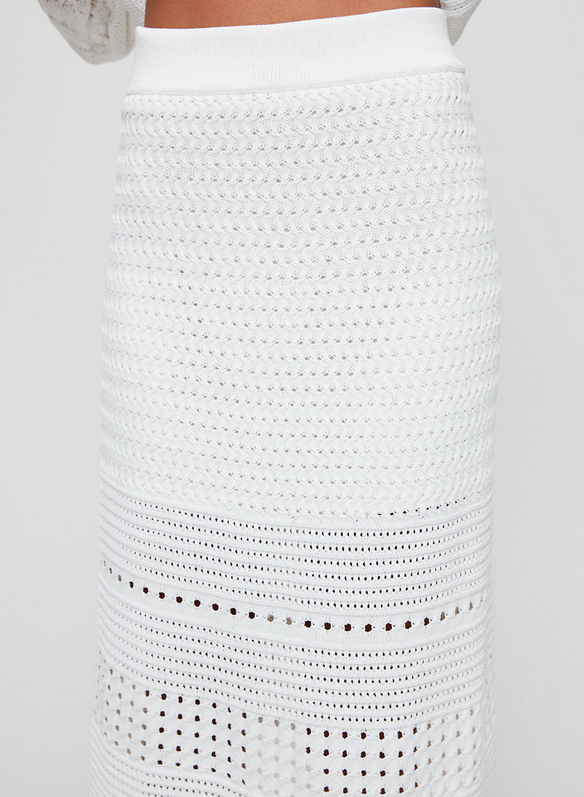 HEIRLOOM SKIRT - High-Waisted Knit Skirt HEIRLOOM SKIRT - High-Waisted Knit Skirt