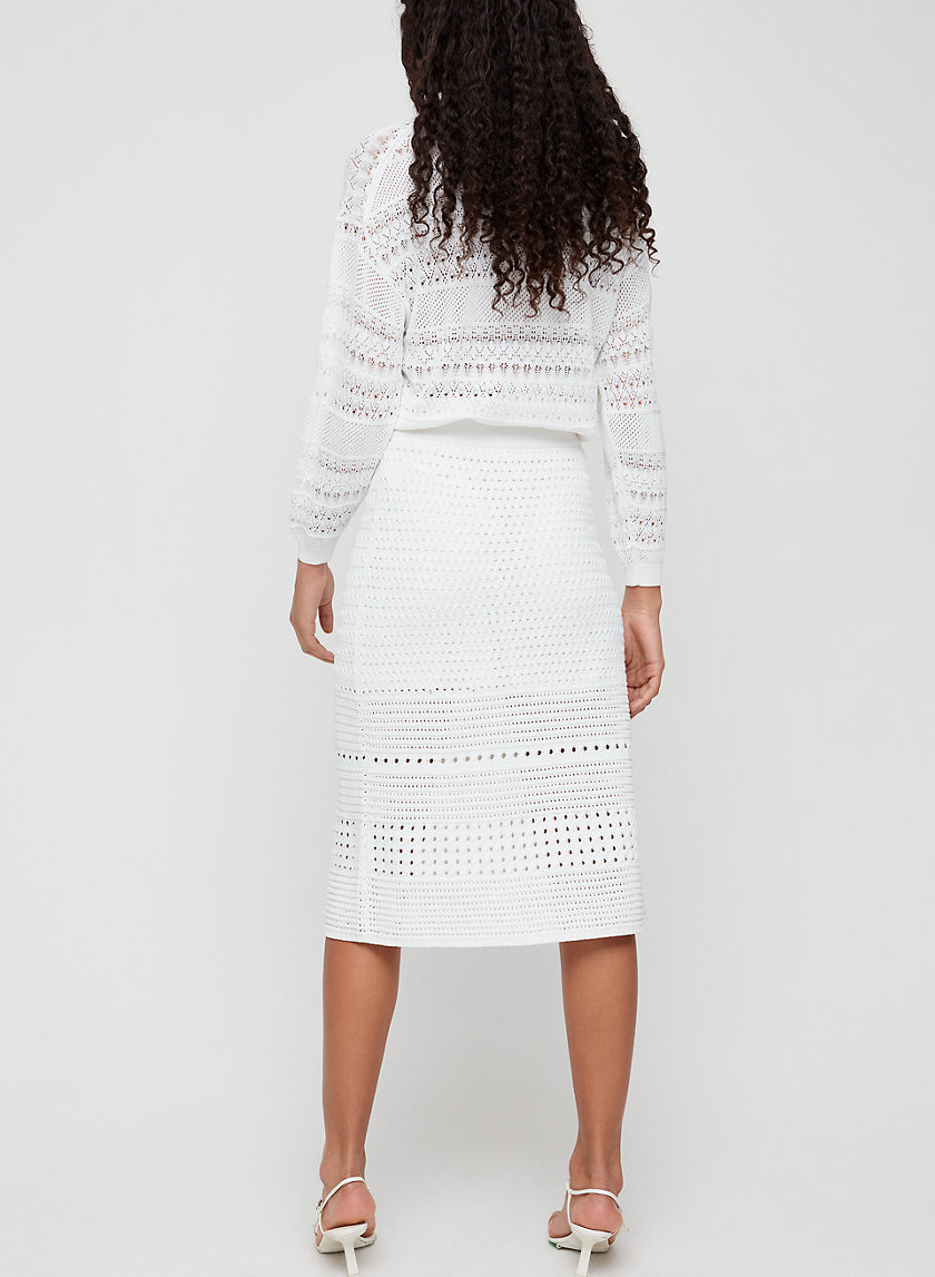 HEIRLOOM SKIRT - High-Waisted Knit Skirt HEIRLOOM SKIRT - High-Waisted Knit Skirt