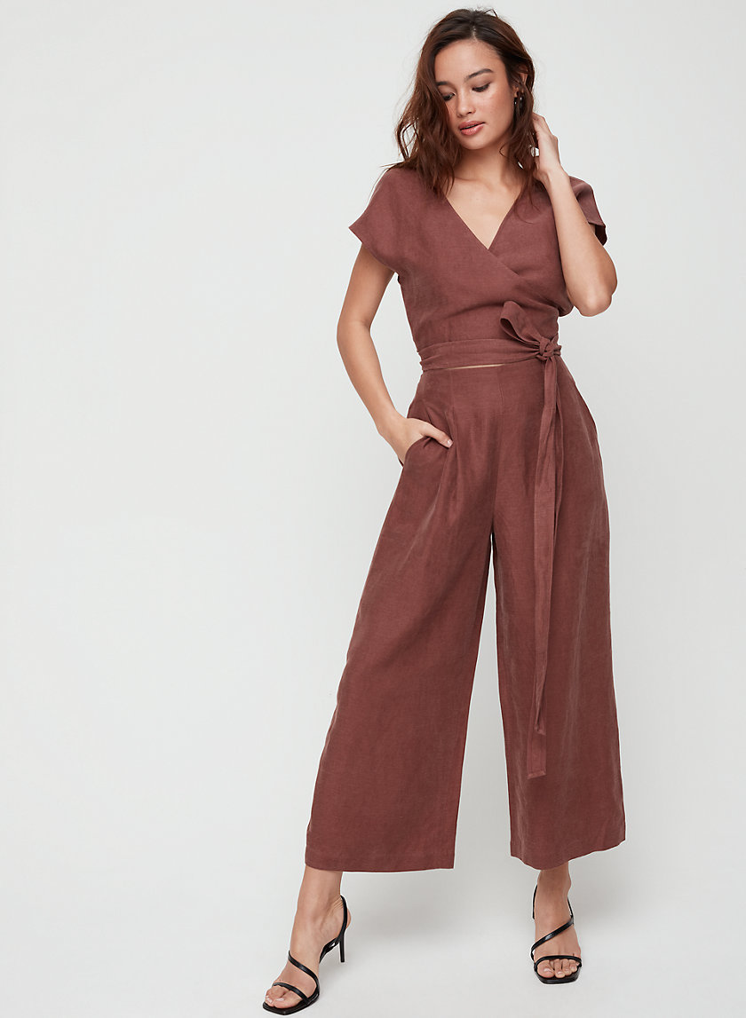 aritzia green jumpsuit